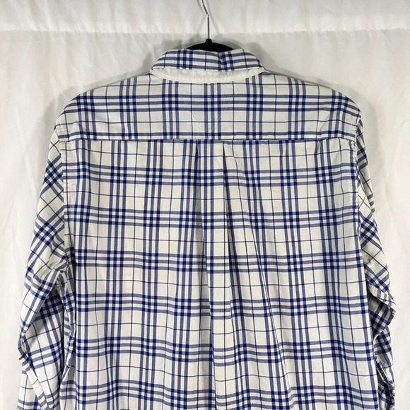 Tommy Hilfiger Dress Shirt Men's Medium Plaid Button Up Long Sleeve Heritage - Picture 7 of 8